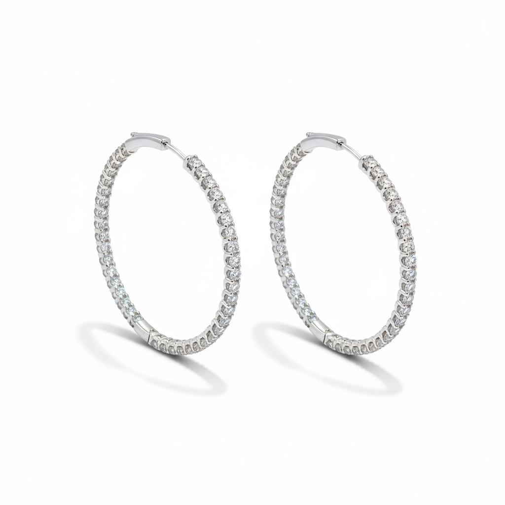 Lab grown Earring