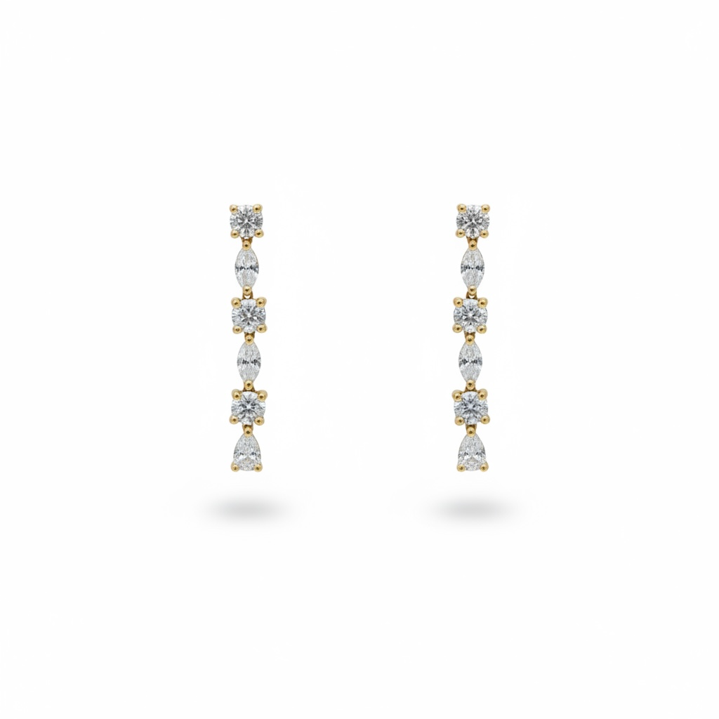 Lab grown Earring