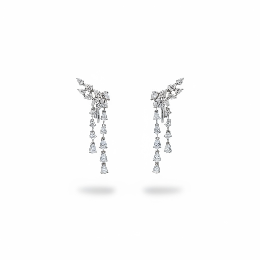Lab grown Earring