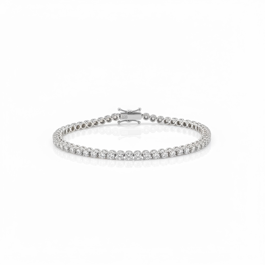 Lab grown Tennis Bracalet