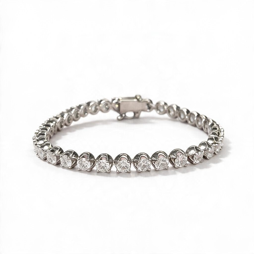 Lab grown Tennis Bracalet