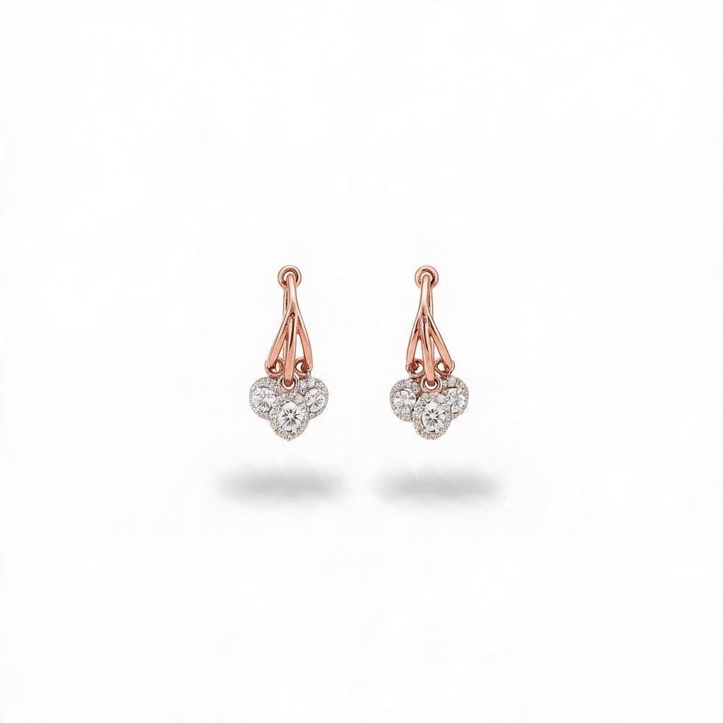 Lab grown Earring