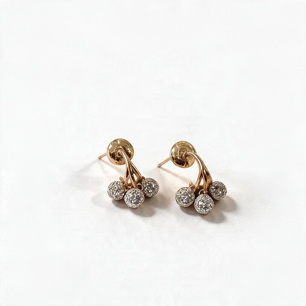Lab grown Earring